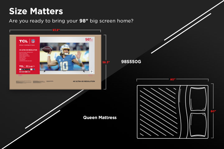 TCL 98" S Class 4K UHD HDR LED Smart TV with Google TV - 98S550G