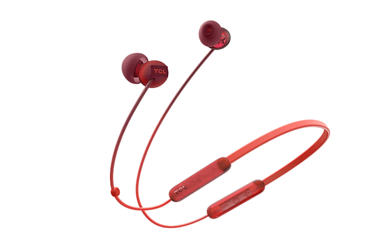 TCL Sunset Orange Wireless In-ear Bluetooth Headphones with Mic