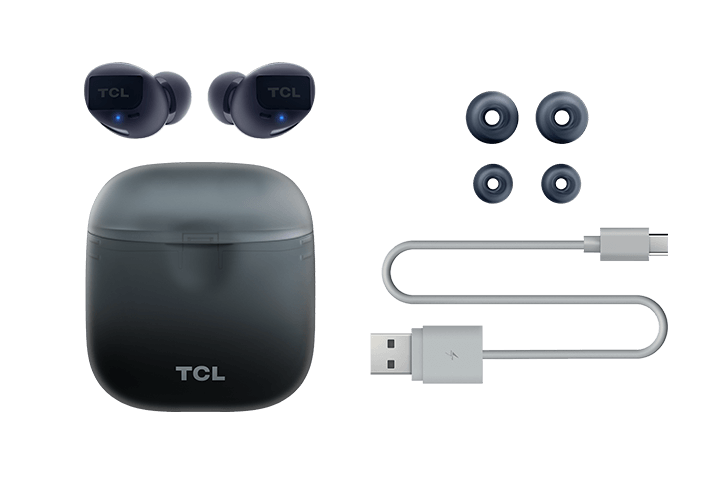 TCL Phantom black True Wireless In-ear Bluetooth Headphones - SOCL500TWS
