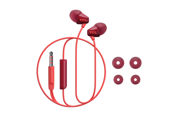 TCL Sunset Orange In-ear Headphones with Mic - SOCL100OR