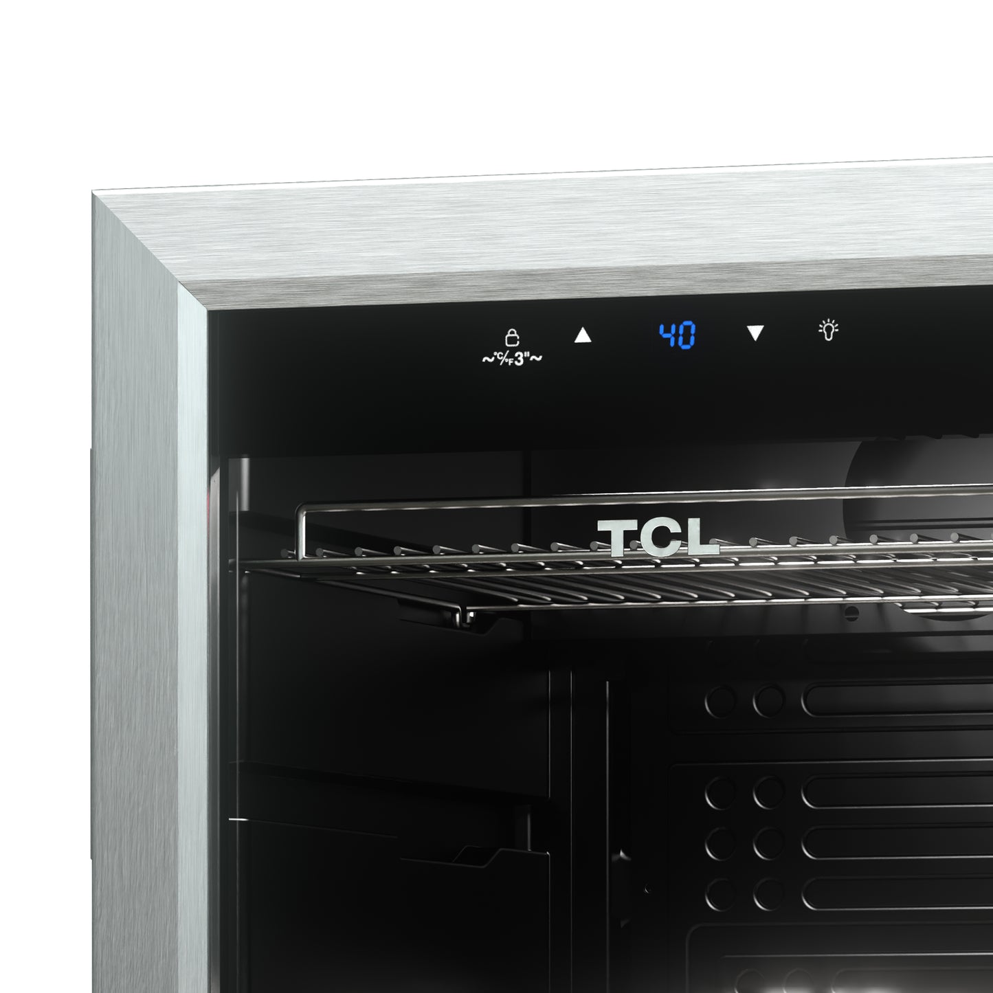 TCL 102 Cans / 24 Wine Bottles Freestanding Wine and Beverage Cooler - TRE24S4AMS