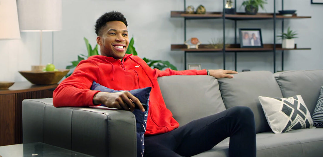 Behind the Scenes Filming with Brand Ambassador Giannis Antetokounmpo