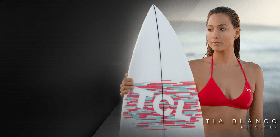 TCL Partners with Pro Surfer Tia Blanco