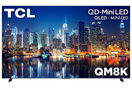 TCL 98" QM8K Series QD-Mini LED QLED 4K UHD Smart TV with Google TV – 98QM8K