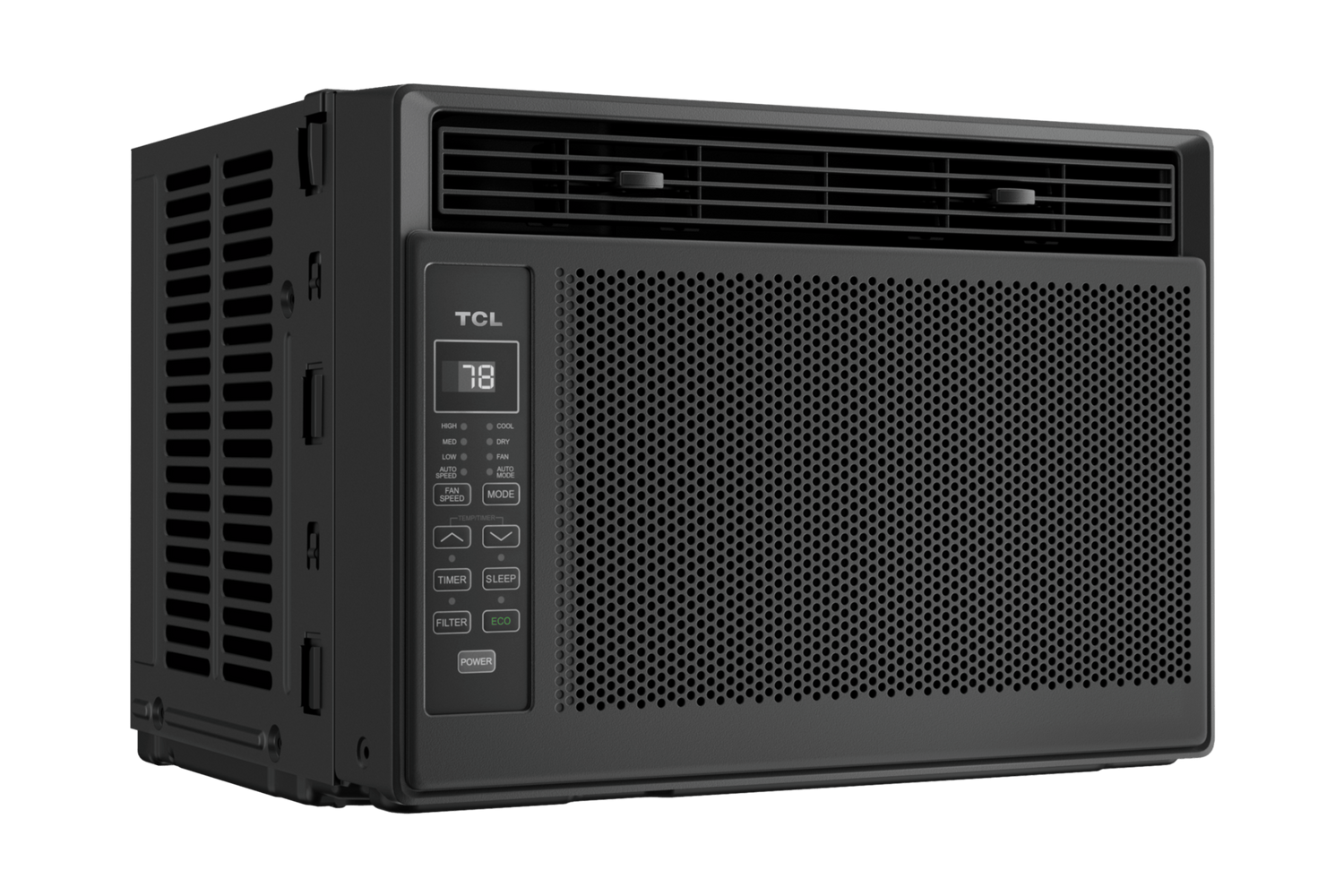 5,000 BTU High-Efficiency Window AC - Black 