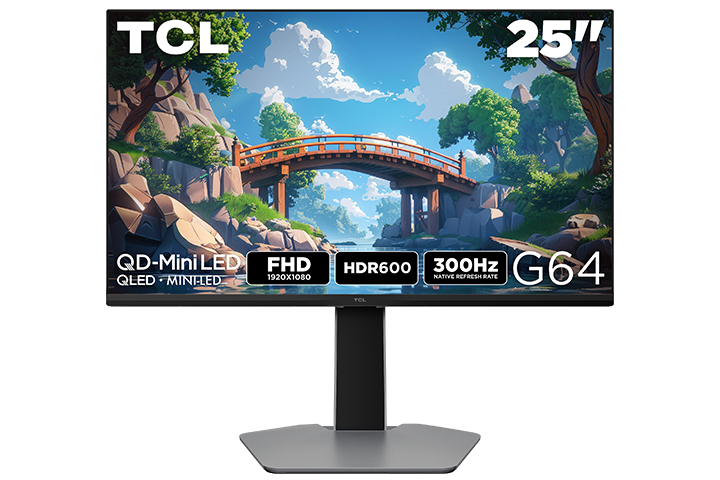 TCL 25G64 QD-Mini LED Monitor