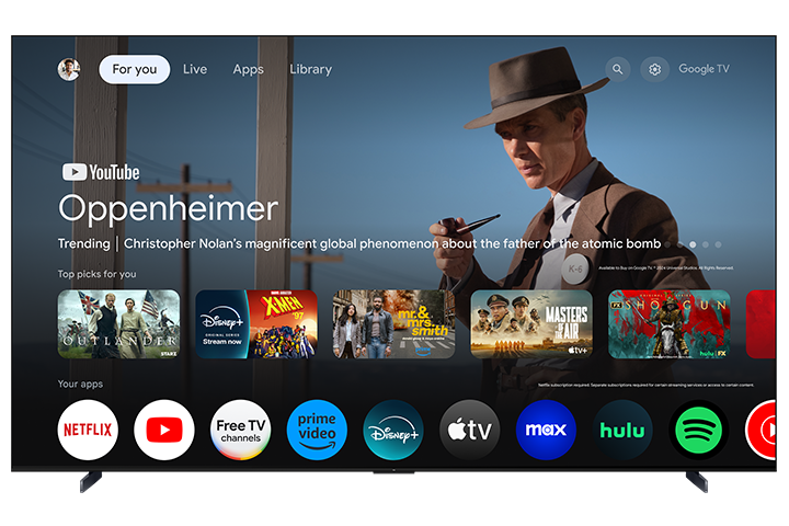 TCL 115" QM7K Series QD-Mini LED QLED 4K UHD Smart TV with Google TV – 115QM7K