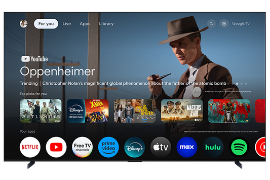 TCL 115" QM7K Series QD-Mini LED QLED 4K UHD Smart TV with Google TV – 115QM7K