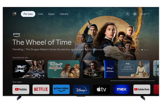 TCL 115" Q Class 4K UHD HDR QD-Mini LED Smart TV with Google TV – 115QM891G