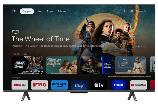 TCL 43" Q Class 4K UHD HDR QLED Smart TV with Google TV – 43Q651G