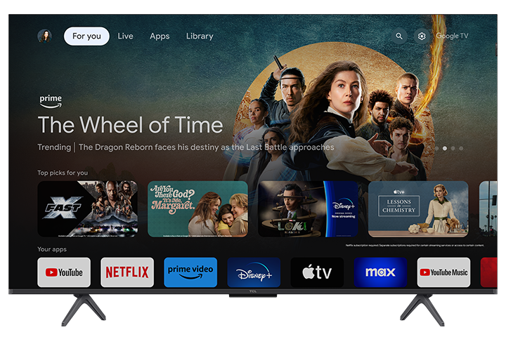 TCL Q Class TV 50-Inch QLED 4K HDR Smart with Google TV - Thumbnail 3