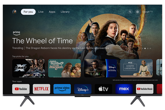 TCL 50" Q Class 4K UHD HDR QLED Smart TV with Google TV – 50Q651G