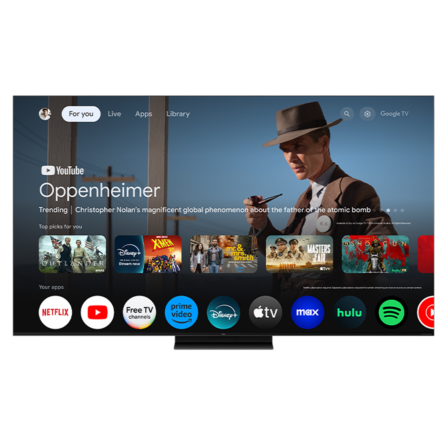 QM7K Series QD-Mini LED QLED 4K UHD Smart TV with Google TV –