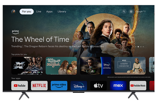 TCL 55" Q Class 4K UHD HDR QLED Smart TV with Google TV – 55Q671G