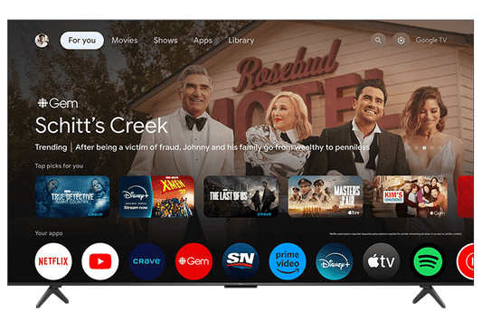 TCL 65’’ QM6K Series QD-Mini LED QLED 4K UHD Smart TV with Google TV – 65QM6K