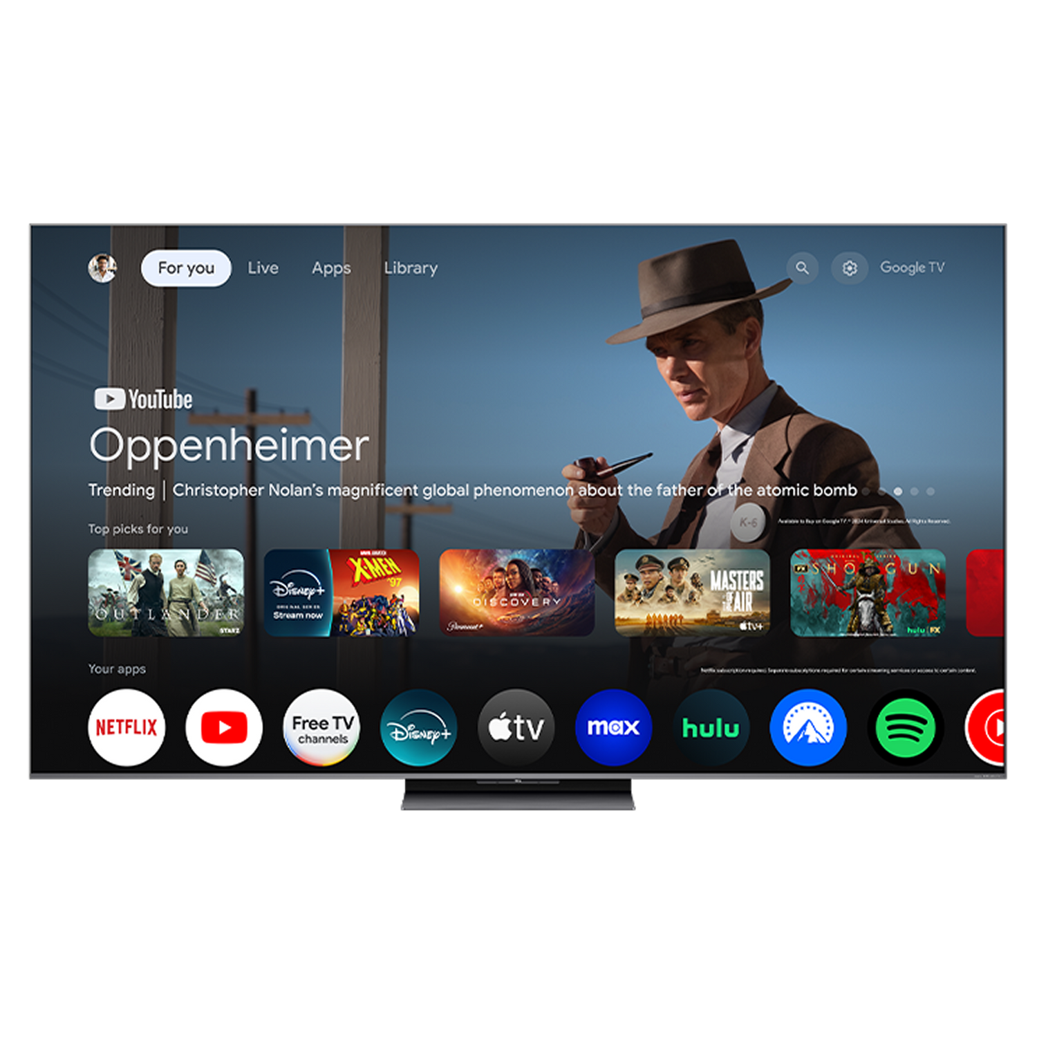 QM8K Series QD-Mini LED QLED 4K UHD Smart TV with Google TV –