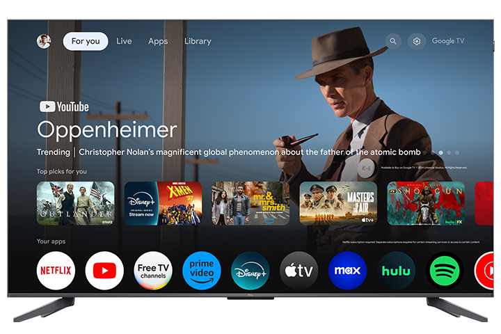 TCL 75" Q Class 4K UHD HDR QLED Smart TV with Google TV – 75Q691G