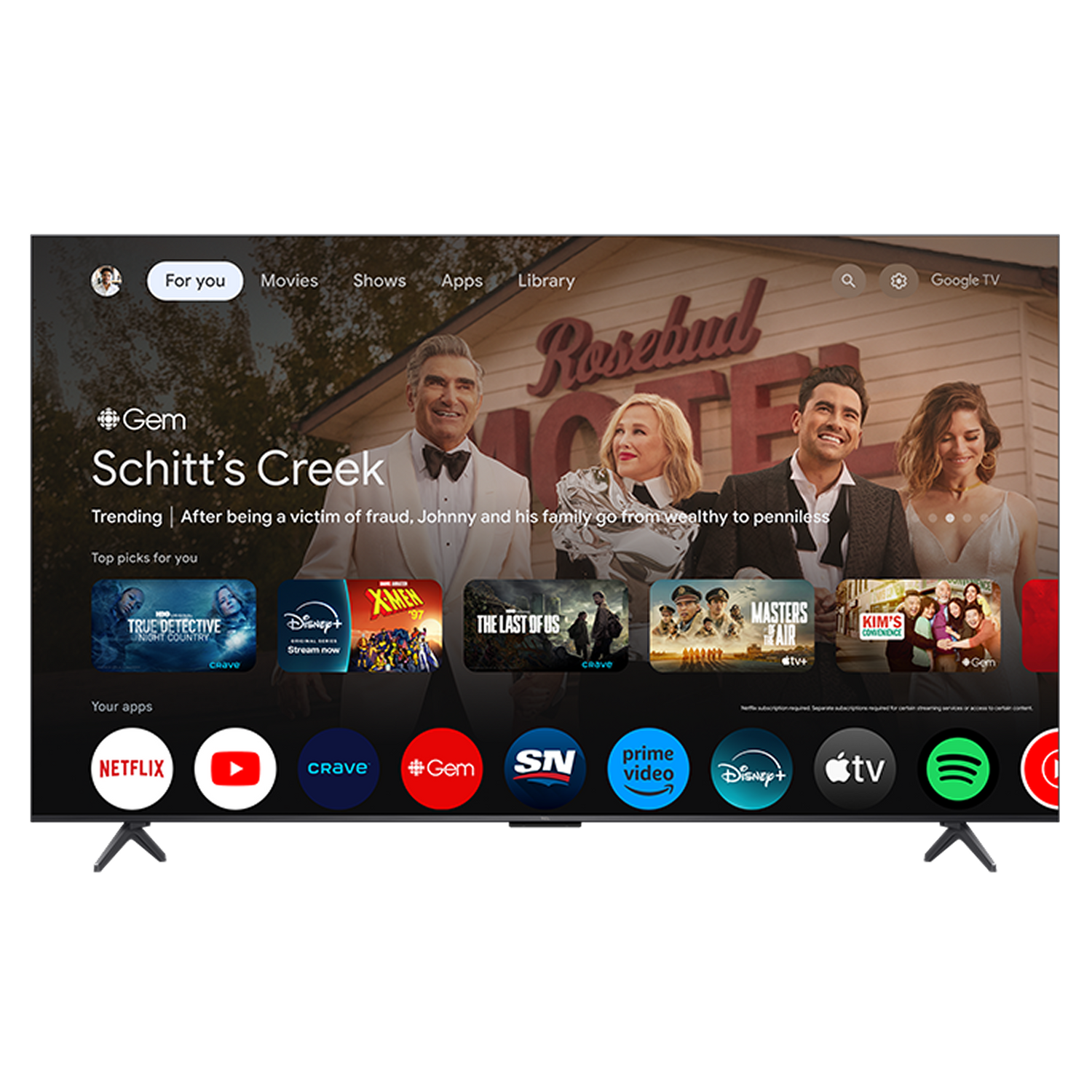 QM6K Series QD-Mini LED QLED 4K UHD Smart TV with Google TV –
