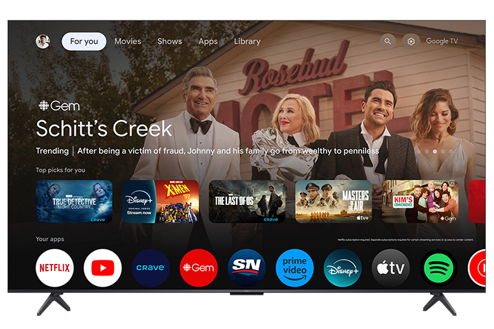 TCL 55’’ QM6K Series QD-Mini LED QLED 4K UHD Smart TV with Google TV – 55QM6K