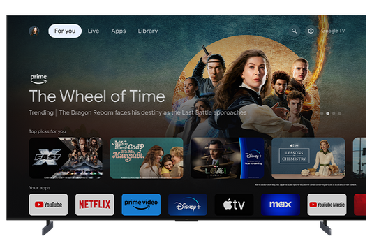 TCL 85" Q Class 4K UHD HDR QD-Mini LED Smart TV with Google TV – 85QM851G