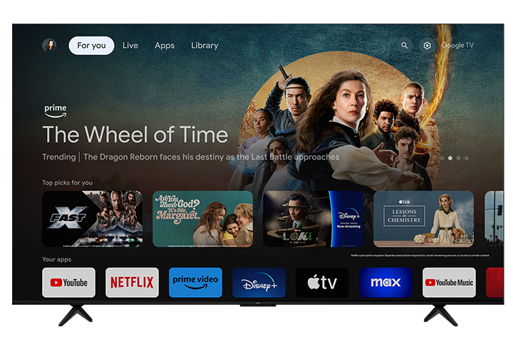 TCL 85" S Class 4K UHD HDR LED Smart TV with Google TV – 85S551G