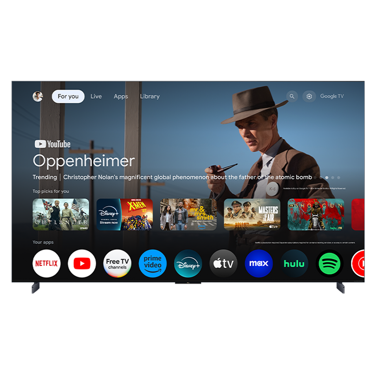 X11K Series 4K UHD HDR QD-Mini LED Smart TV with Google TV –