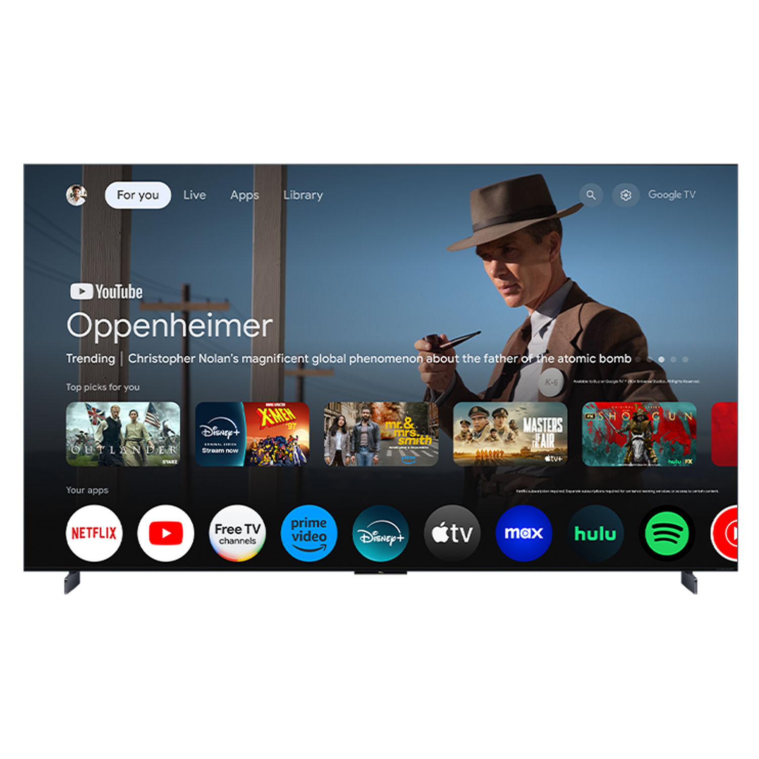 X11K Series 4K UHD HDR QD-Mini LED Smart TV with Google TV –