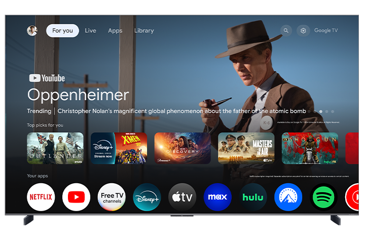 TCL 98" QM8K Series QD-Mini LED QLED 4K UHD Smart TV with Google TV – 98QM8K