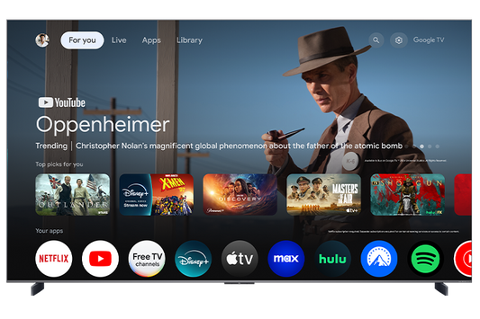 TCL 98" QM8K Series QD-Mini LED QLED 4K UHD Smart TV with Google TV – 98QM8K