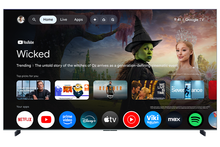 TCL 98" QM9K Series QD-Mini LED QLED 4K UHD Smart TV with Google TV – 98QM9K