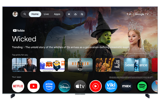 TCL 98" QM9K Series QD-Mini LED QLED 4K UHD Smart TV with Google TV – 98QM9K