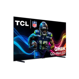 TCL television angled left view