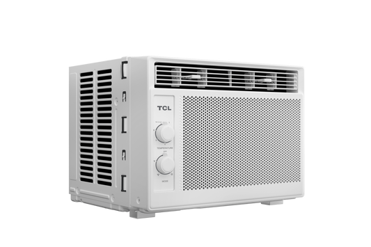 5,000 BTU High-Efficiency Mechanical Window AC - White 