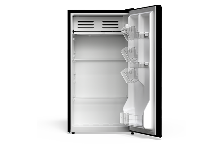 TCL 3.1 Cu.Ft Two Door Mini Refrigerator Black - TRM31D4AB