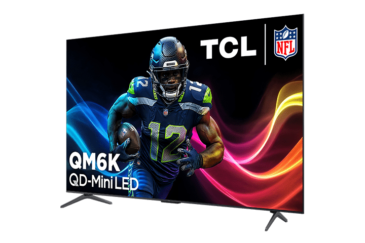 TCL 65’’ QM6K Series QD-Mini LED QLED 4K UHD Smart TV with Google TV – 65QM6K