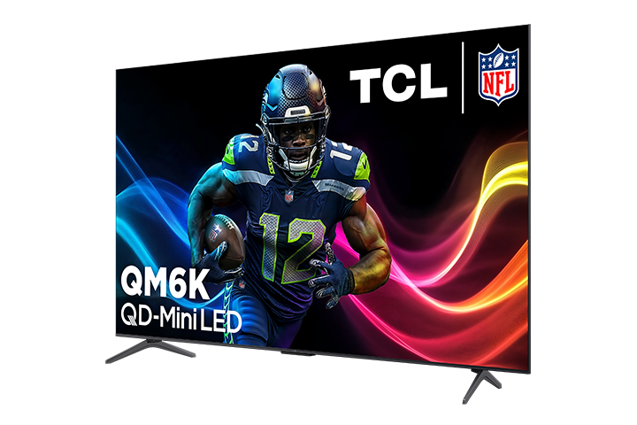 TCL 75’’ QM6K Series QD-Mini LED QLED 4K UHD Smart TV with Google TV – 75QM6K