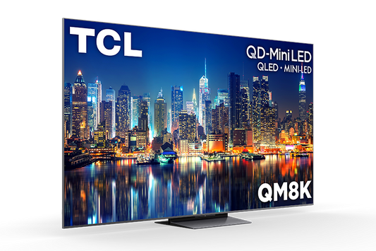 TCL 75" QM8K Series QD-Mini LED QLED 4K UHD Smart TV with Google TV – 75QM8K