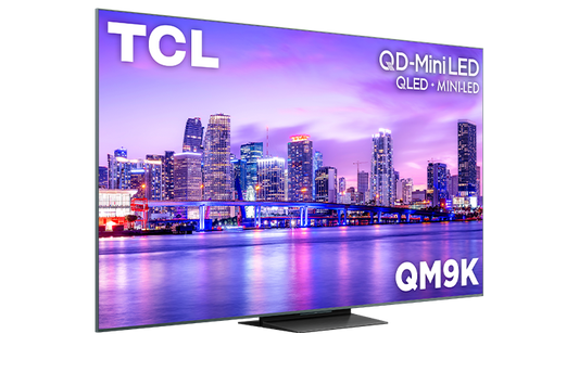 TCL 85" QM9K Series QD-Mini LED QLED 4K UHD Smart TV with Google TV – 85QM9K