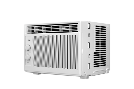 5,000 BTU High-Efficiency Mechanical Window AC - White 