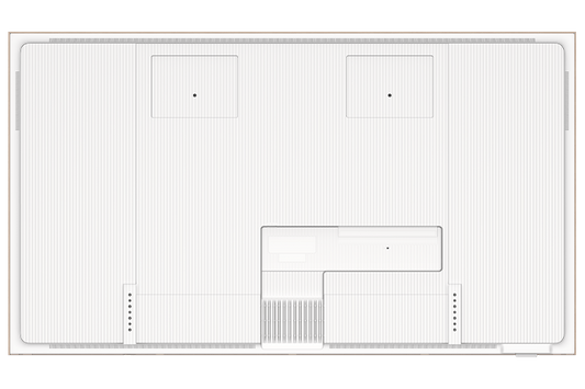 TCL 55" Class NXTVISION 4K QLED Smart TV with Google TV and Flush Wall Mount – 55A300W