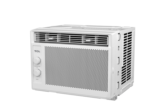 5,000 BTU High-Efficiency Mechanical Window AC - White 