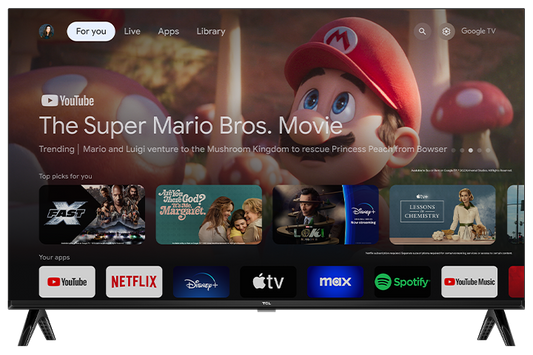 TCL 32" S Class 720p HD LED Smart TV with Google TV - 32S21BG