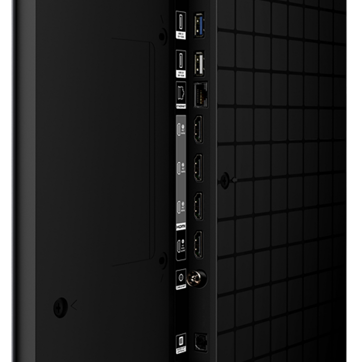 TCL television port detail