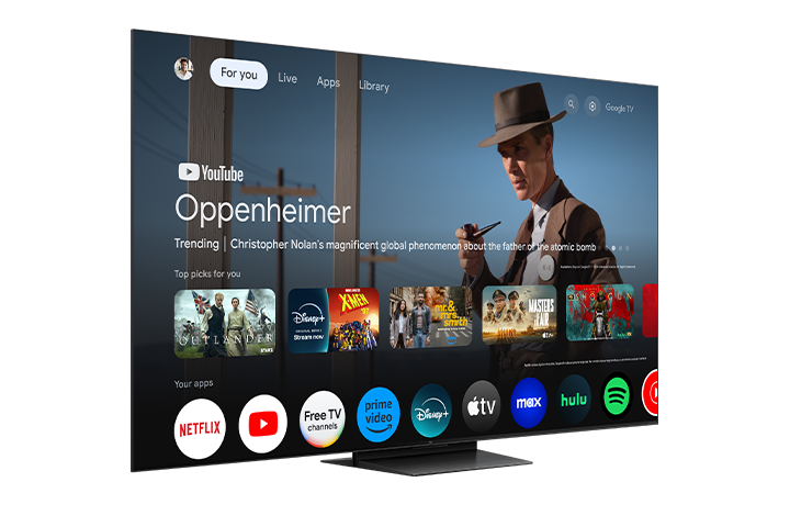 TCL 65" QM7K Series QD-Mini LED QLED 4K UHD Smart TV with Google TV – 65QM7K