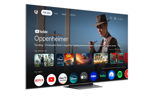 TCL 65" QM8K Series QD-Mini LED QLED 4K UHD Smart TV with Google TV – 65QM8K