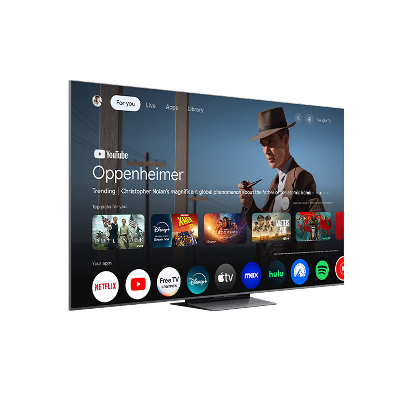 QM8K Series QD-Mini LED QLED 4K UHD Smart TV with Google TV –
