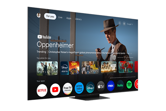 TCL 85" QM7K Series QD-Mini LED QLED 4K UHD Smart TV with Google TV – 85QM7K