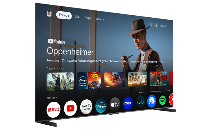 TCL 98" QM8K Series QD-Mini LED QLED 4K UHD Smart TV with Google TV – 98QM8K