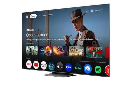 TCL 85" QM8K Series QD-Mini LED QLED 4K UHD Smart TV with Google TV – 85QM8K