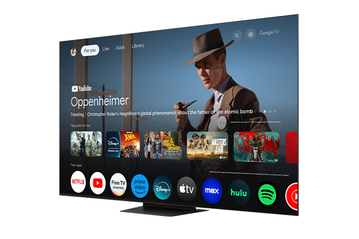 TCL 85" QM7K Series QD-Mini LED QLED 4K UHD Smart TV with Google TV – 85QM7K